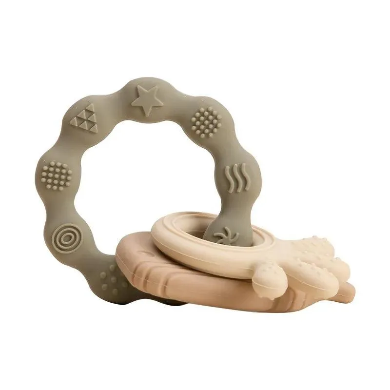 Silicone Baby Teether – Safe, Soothing, Easy to Hold