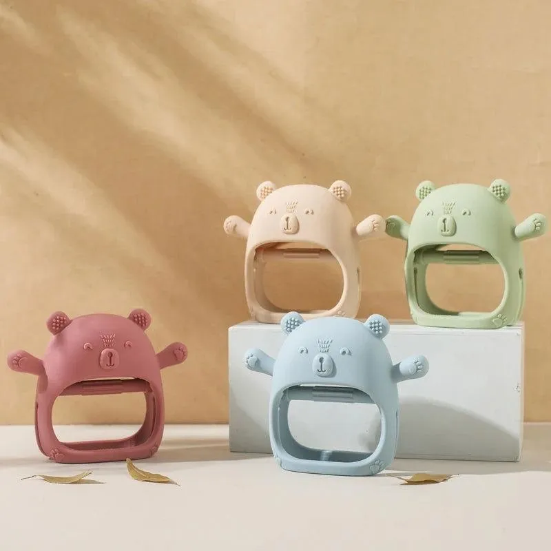 Silicone Baby Teether – Safe, Soothing, Easy to Hold