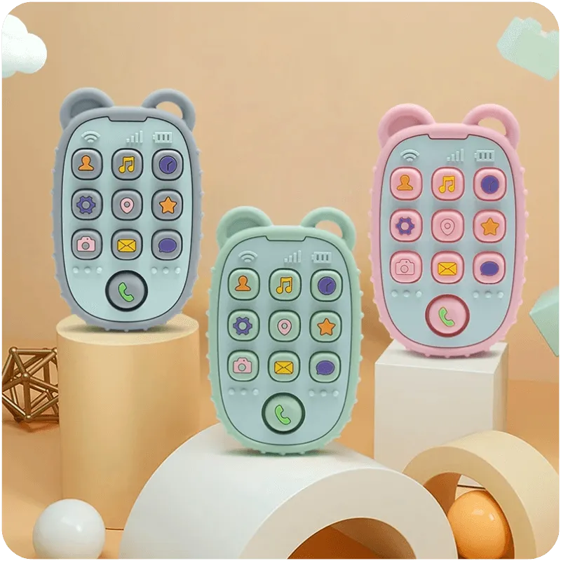 Silicone Baby Teether – Safe, Soothing, Easy to Hold