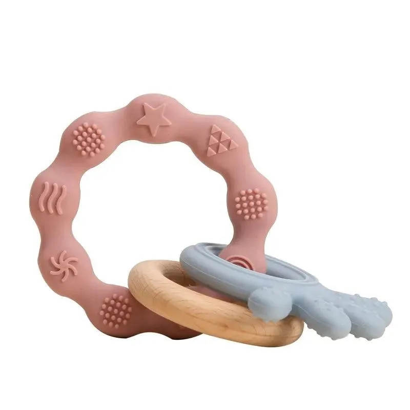 Silicone Baby Teether – Safe, Soothing, Easy to Hold