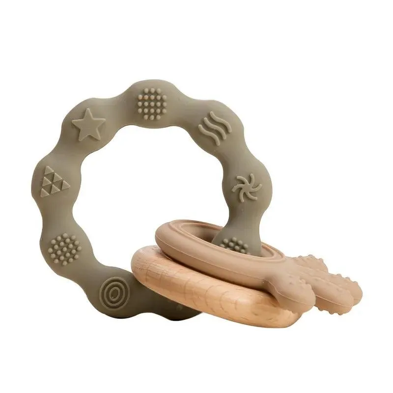 Silicone Baby Teether – Safe, Soothing, Easy to Hold