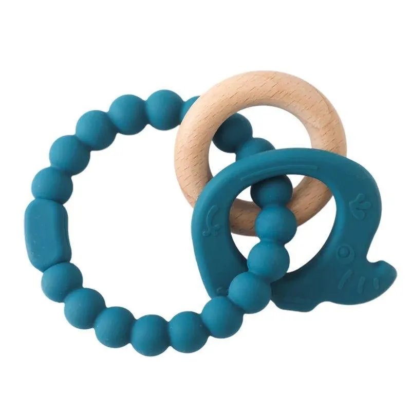 Silicone Baby Teether – Safe, Soothing, Easy to Hold