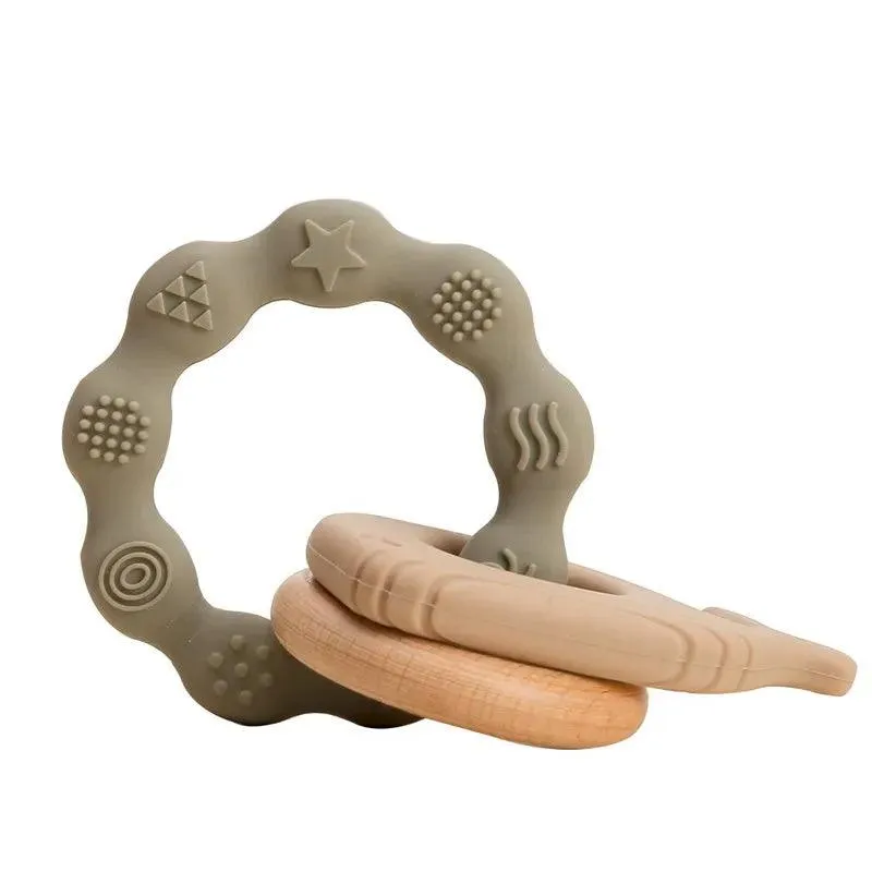 Silicone Baby Teether – Safe, Soothing, Easy to Hold