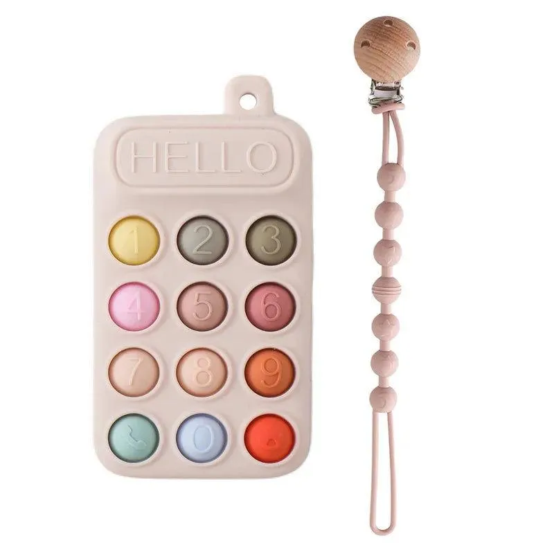 Silicone Baby Teether – Safe, Soothing, Easy to Hold