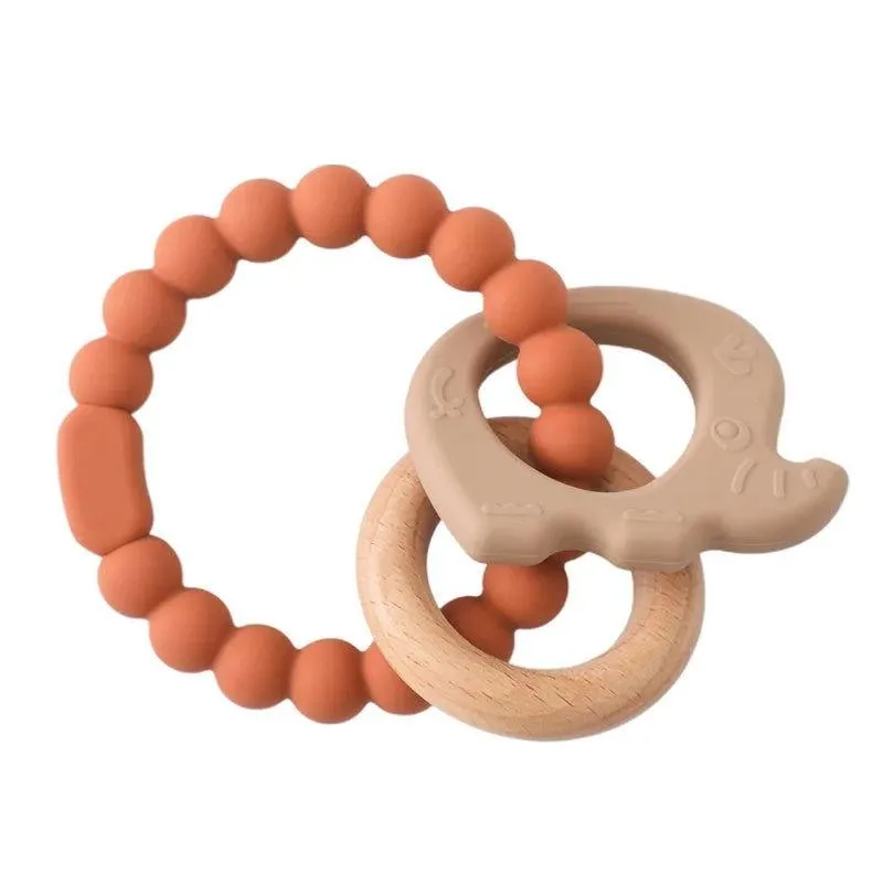 Silicone Baby Teether – Safe, Soothing, Easy to Hold