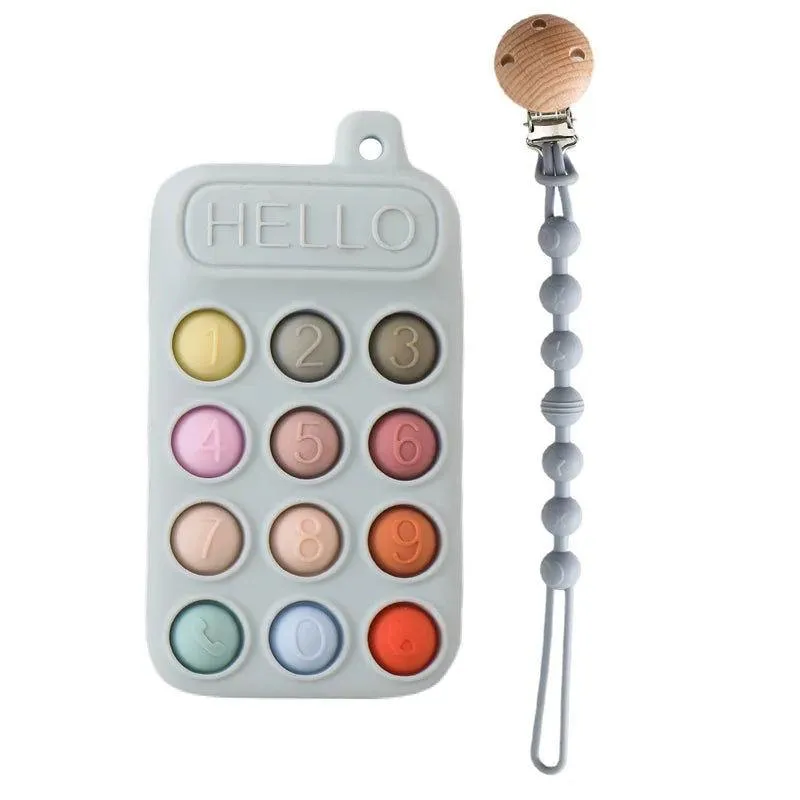 Silicone Baby Teether – Safe, Soothing, Easy to Hold