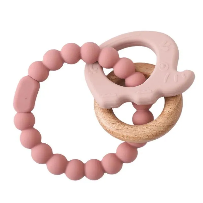 Silicone Baby Teether – Safe, Soothing, Easy to Hold