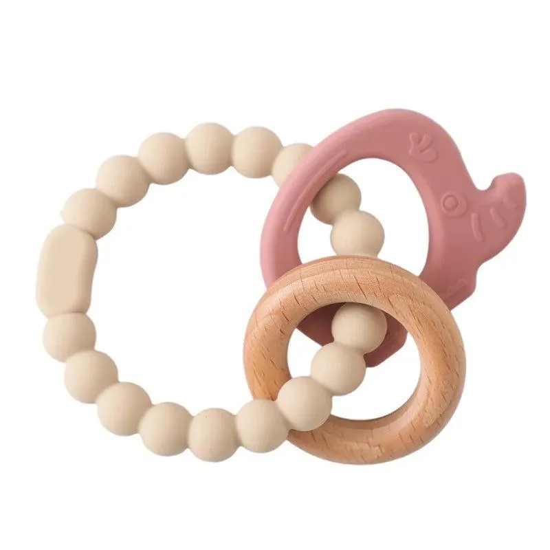 Silicone Baby Teether – Safe, Soothing, Easy to Hold