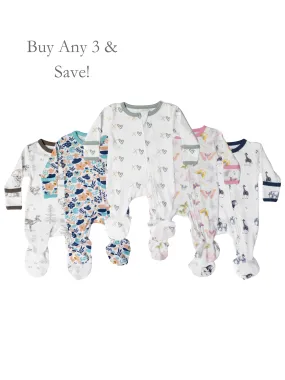 Sleep & Play Footie Pajama Bundle - Buy 3 & Save