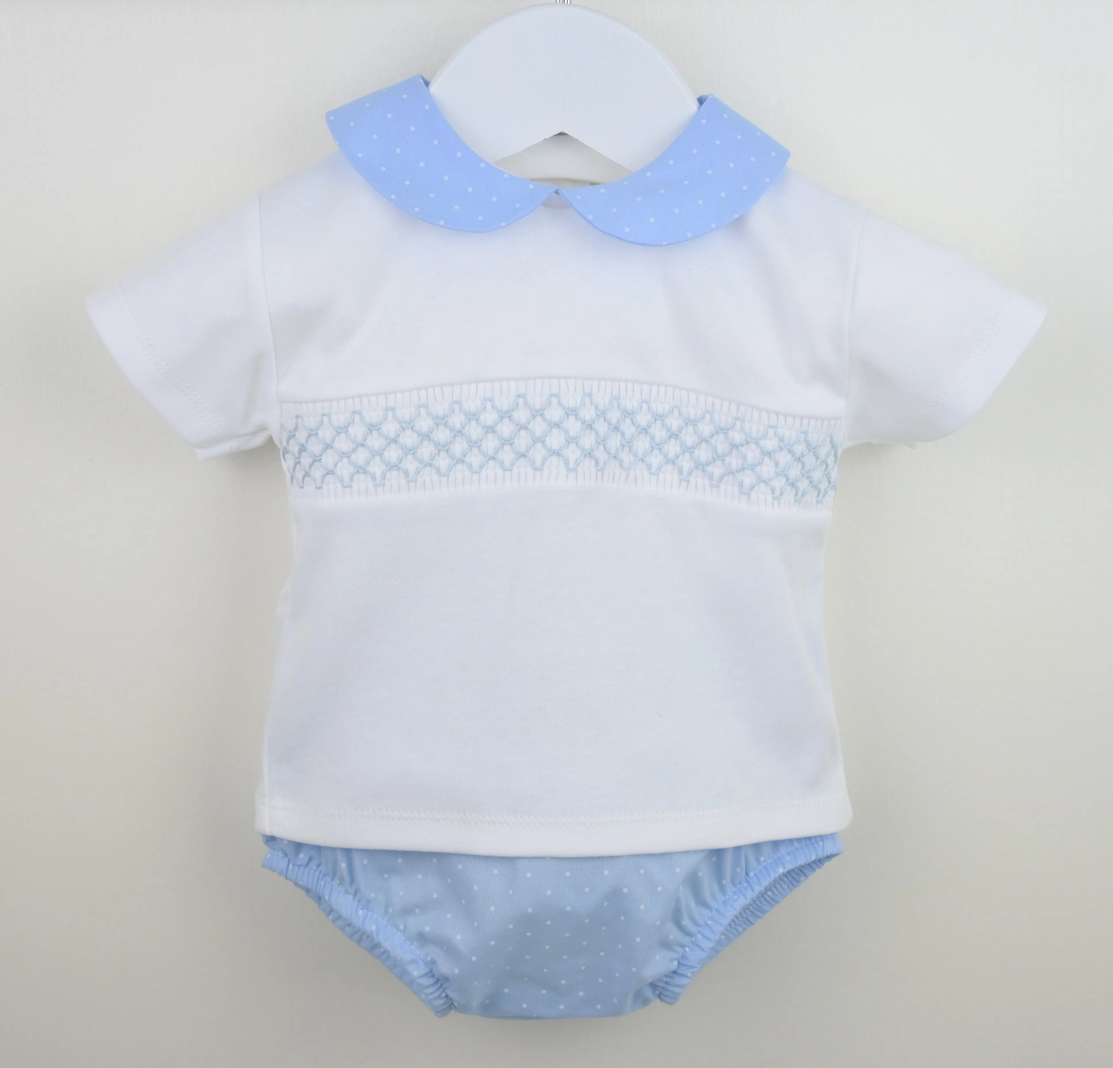 SS25 Boys Pex Pip Polka Dot Outfit