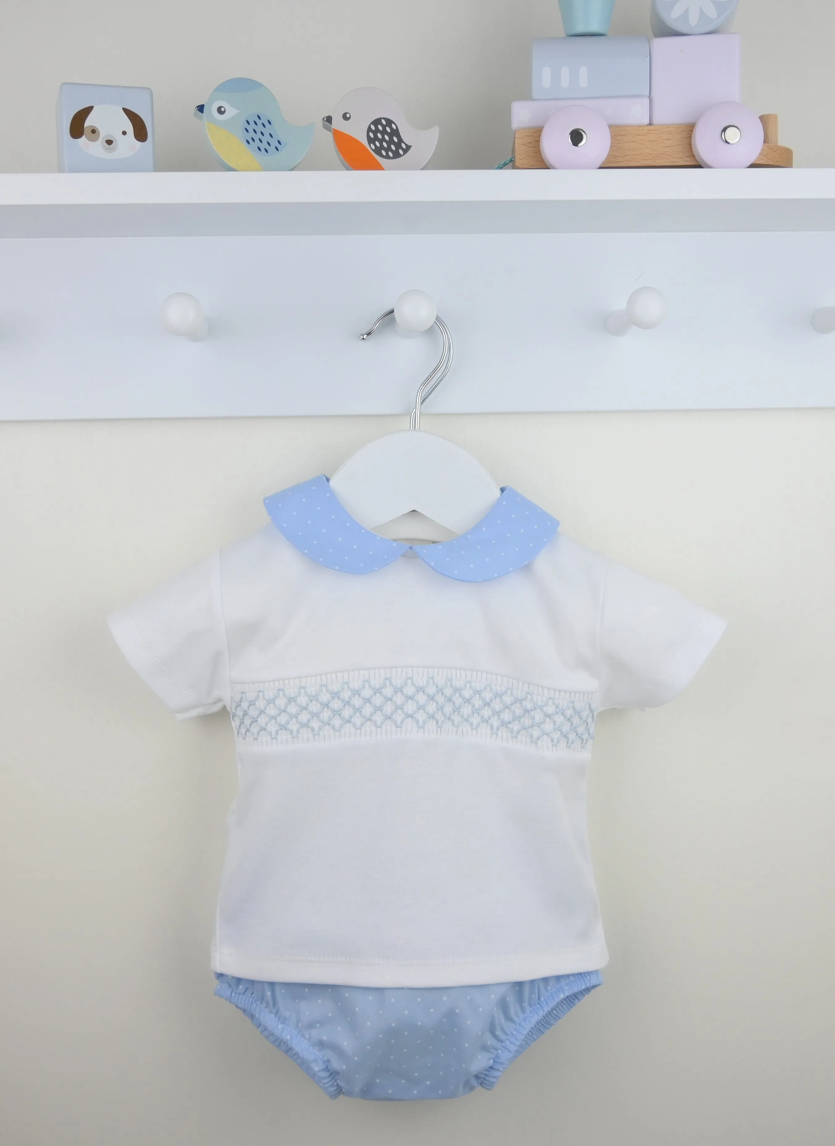 SS25 Boys Pex Pip Polka Dot Outfit