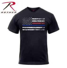 Thin Blue Line & Thin Red Line T-shirt