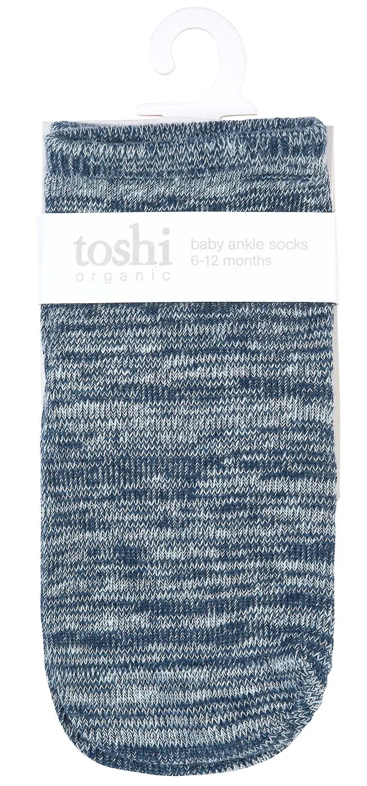 Toshi Organic Ankle Marle Sock - Midnight