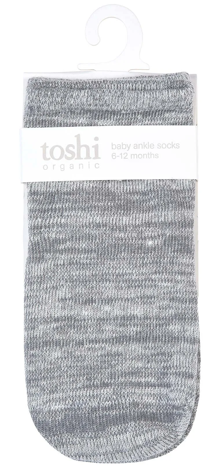 Toshi Organic Ankle Marle Sock - Pebble