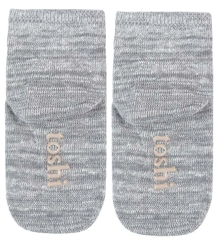 Toshi Organic Ankle Marle Sock - Pebble