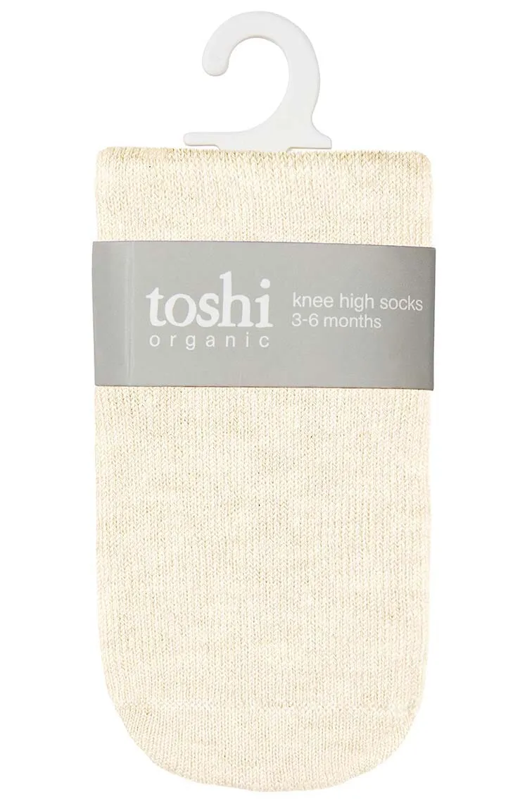 Toshi Organic Dreamtime Knee Socks - Feather