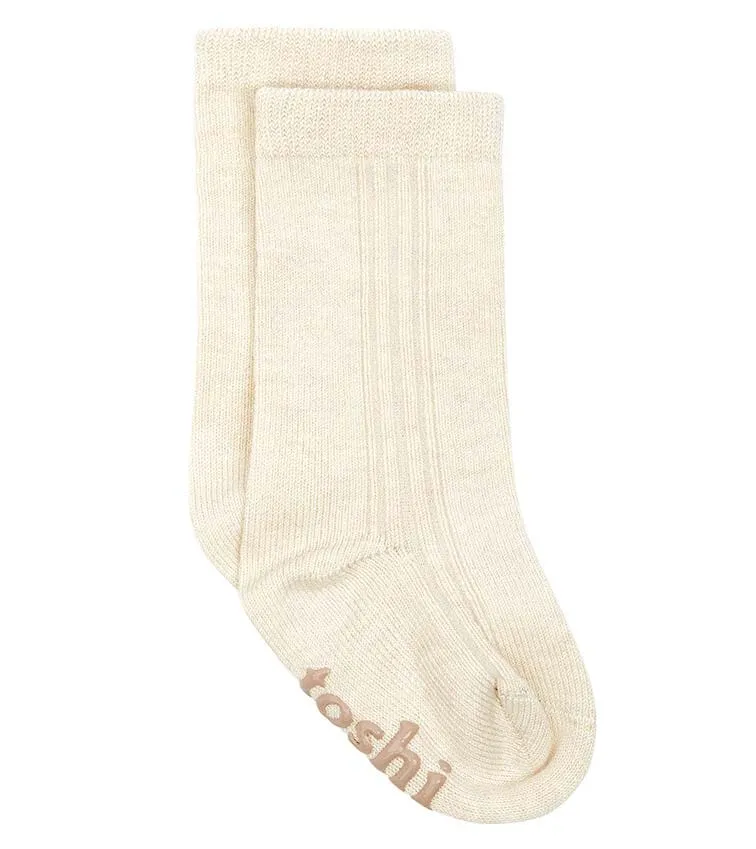 Toshi Organic Dreamtime Knee Socks - Feather
