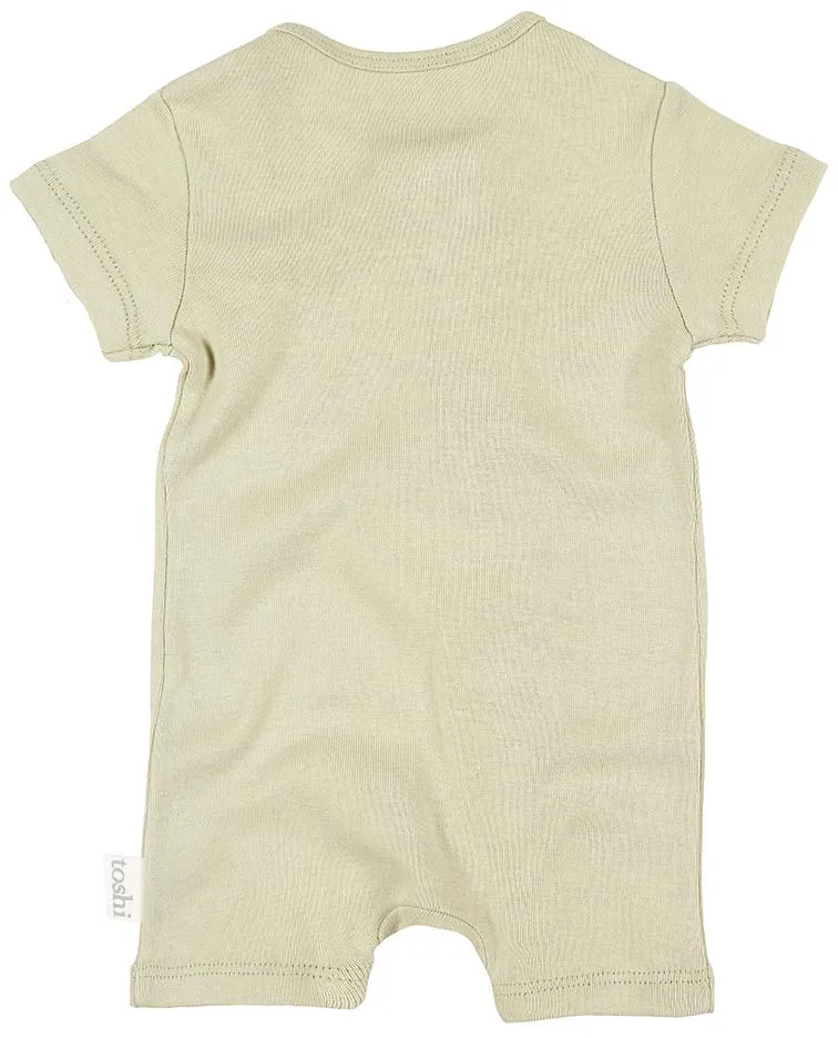 Toshi Organic Dreamtime Short Sleeve Onesie - Thyme