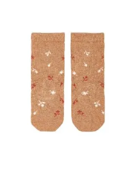 Toshi Organic Knee Jacquard Sock - Maple Leaves