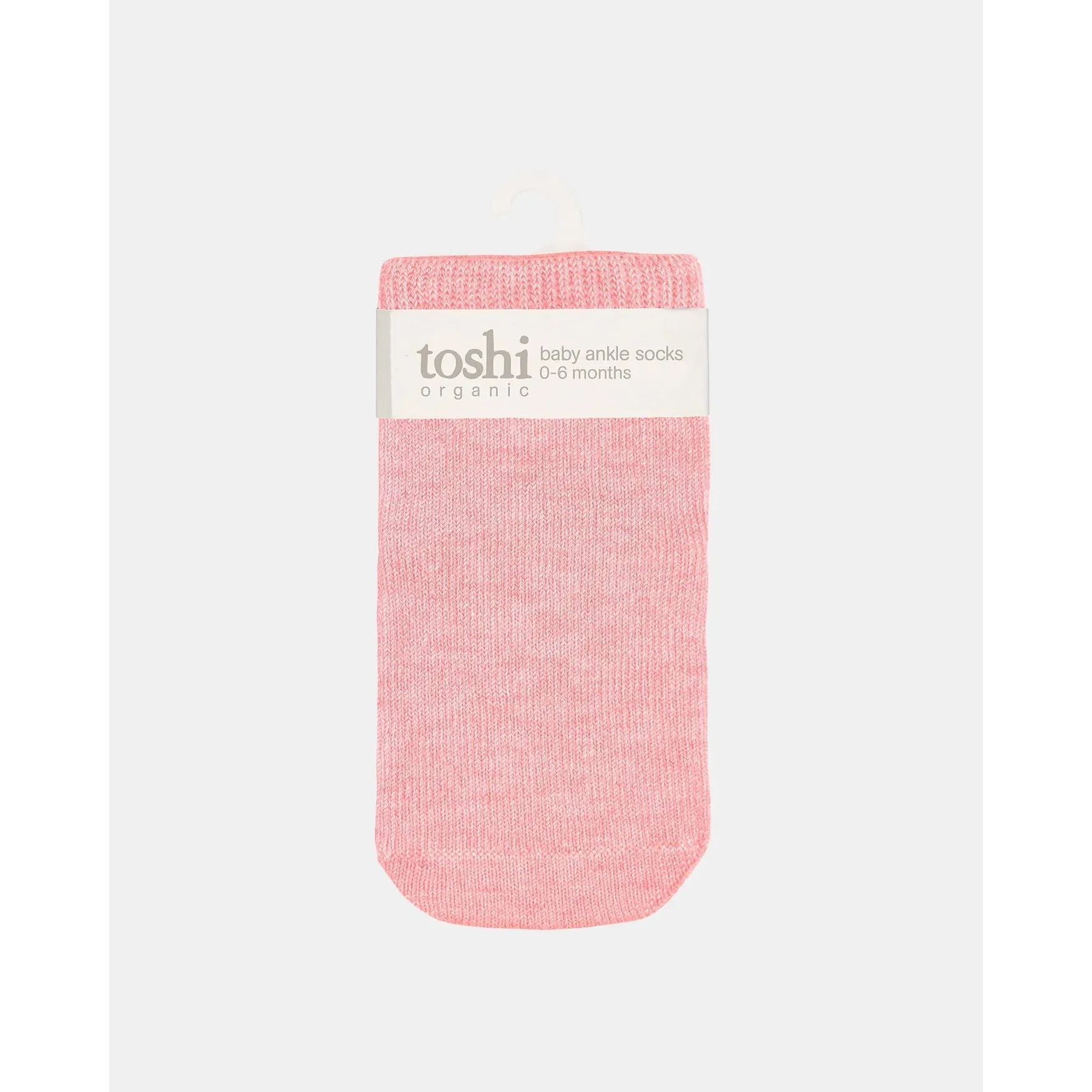 Toshi Organic Socks Ankle Dreamtime Carmine