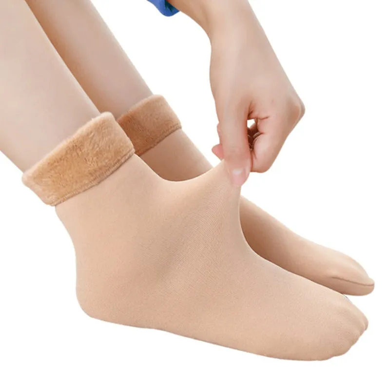 Velvet Women Winter Warm Thick Thermal Socks