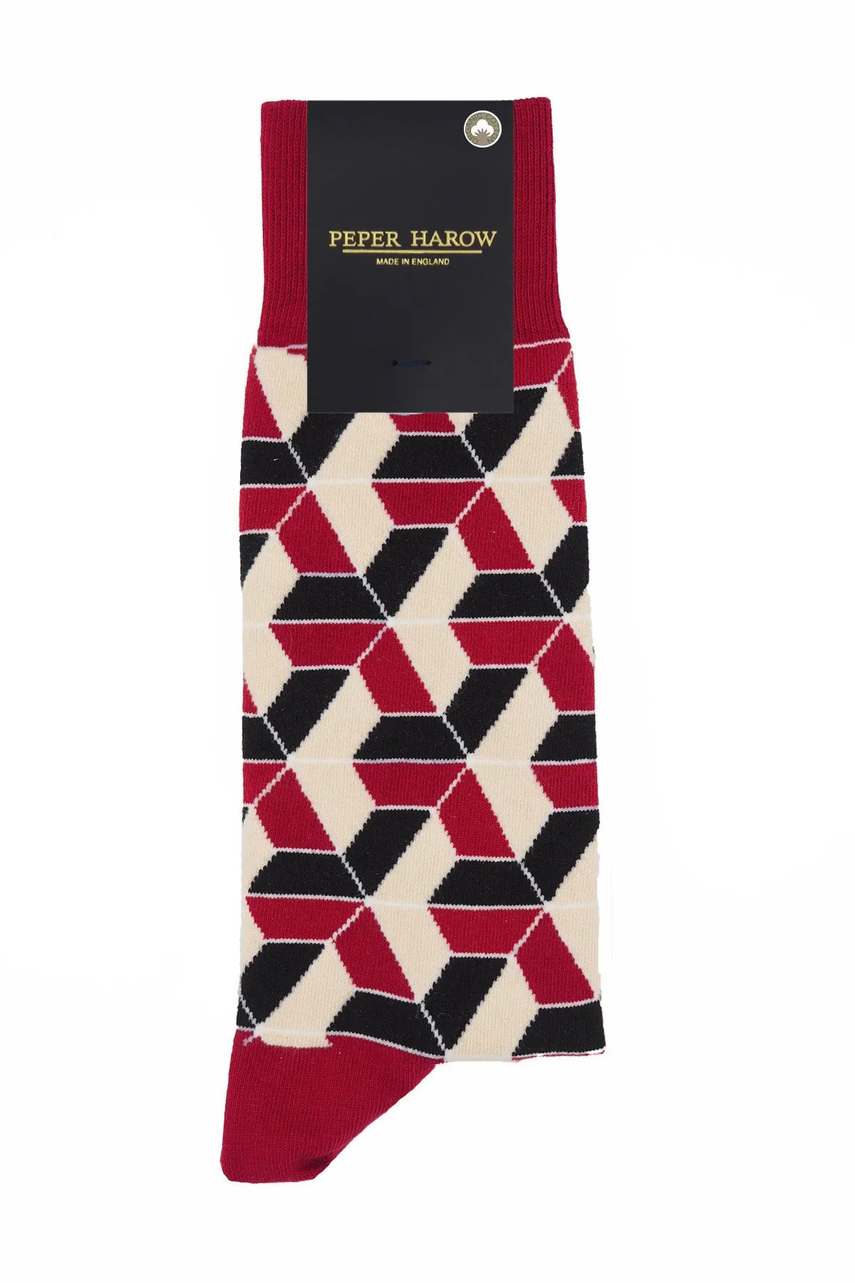 Vertex Men's Socks - Red