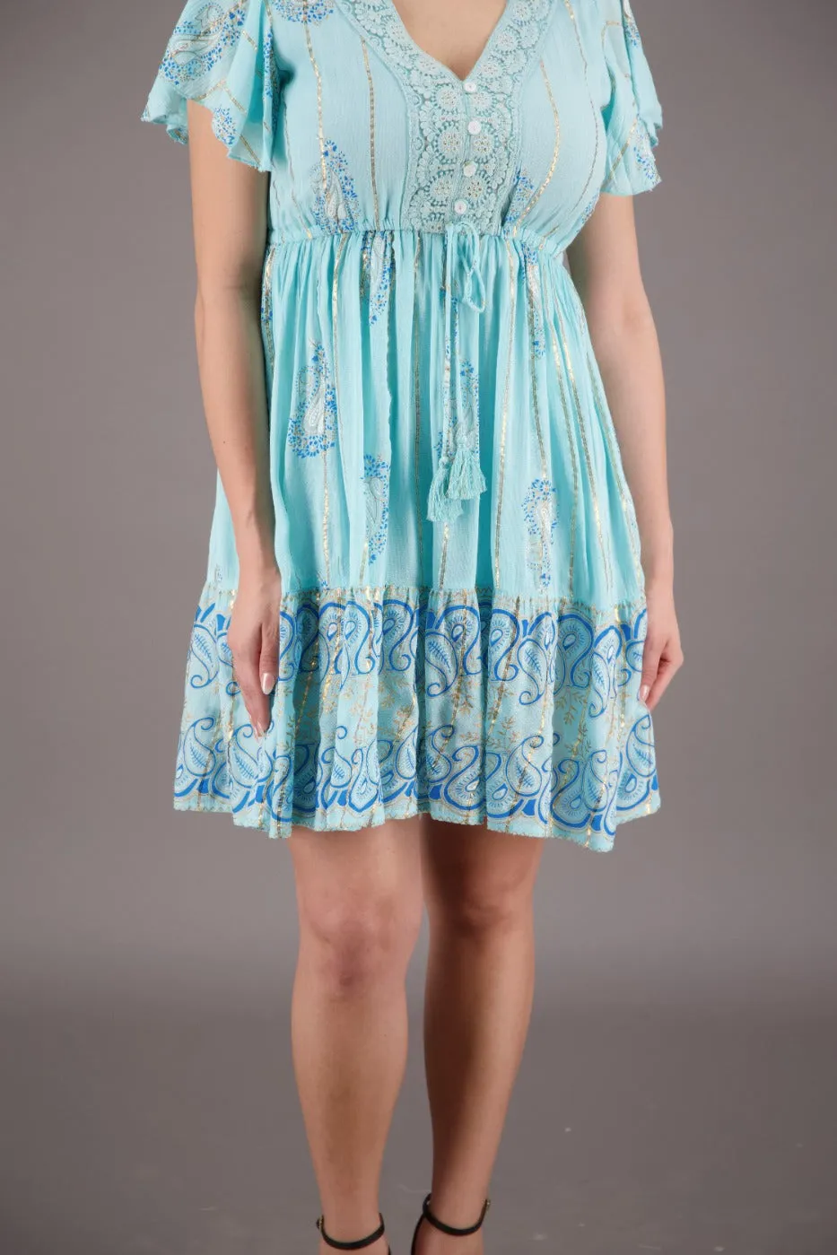 Vineyard Vibe Paisley Middy Dress 24926