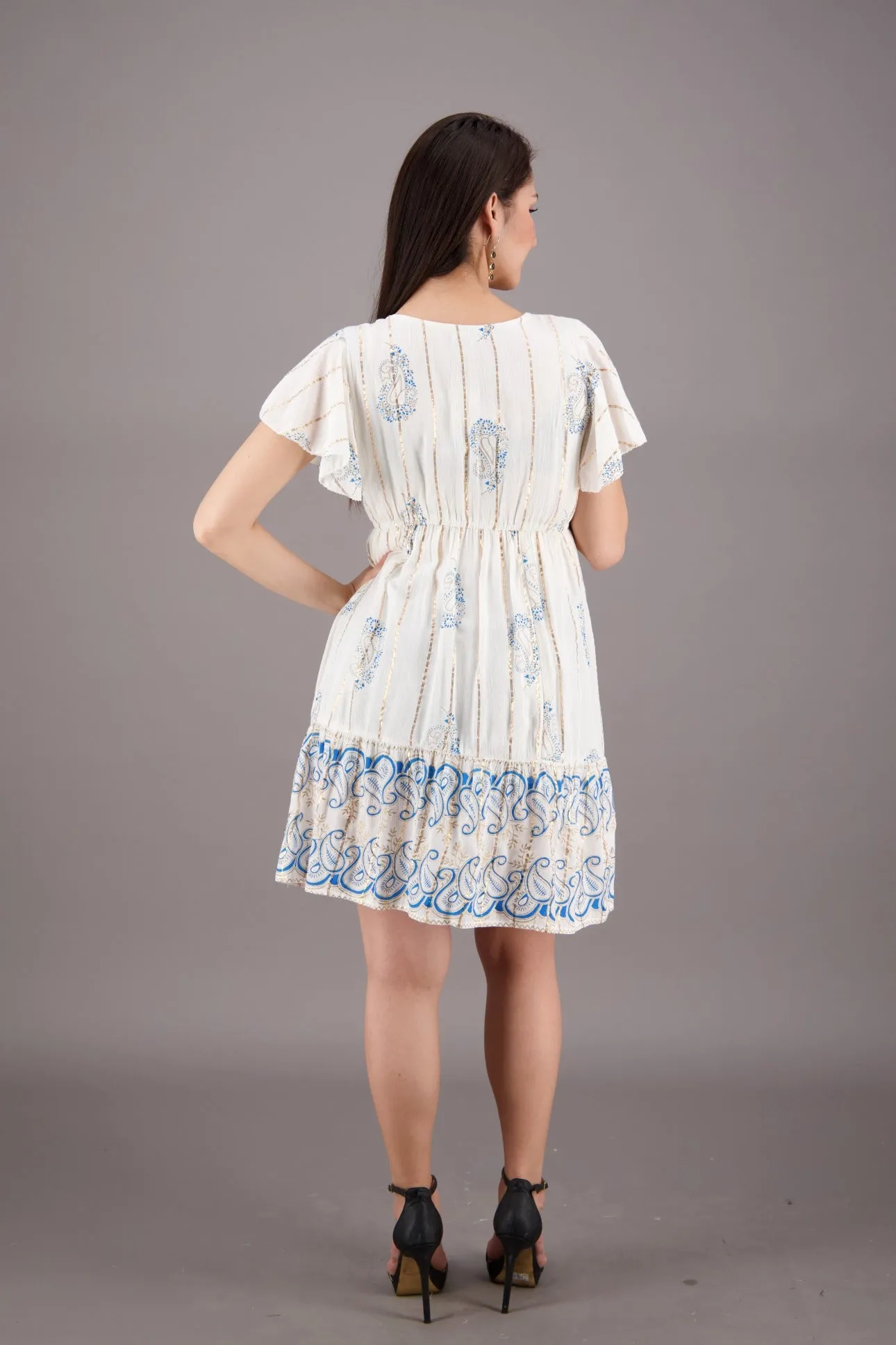 Vineyard Vibe Paisley Middy Dress 24926