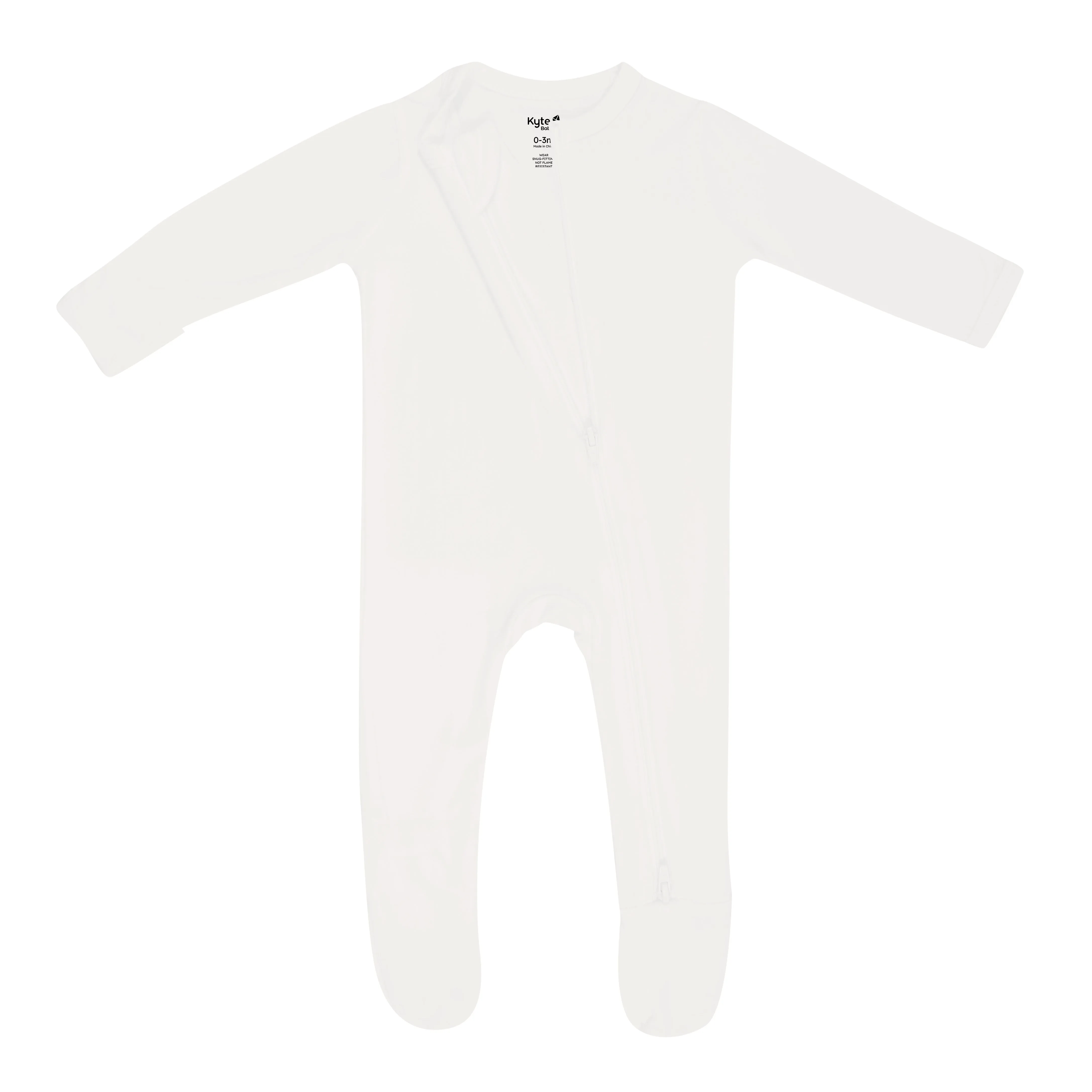 Zippered Footie in Cloud